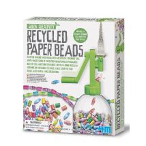 Kit écologique perles en papier recyclé 22 x 18 cm - Couleur Multicolore