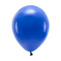 100 Ballons en latex pastel navy 26 cm - Couleur Bleu foncé