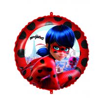 Ballon en aluminium Ladybug 46 cm - Couleur Rouge