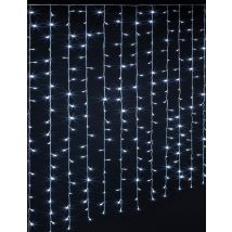 Rideau extérieur lumineux 150 LED 150 x 90 cm - Couleur Blanc
