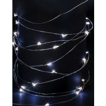Guirlande de sapin lumineuse blanc froid 10 m - Couleur Blanc
