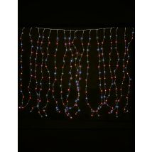 Rideau lumineux multicolore 1,7 X 0,5 m 90 LED