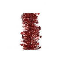 Guirlande pour sapin rouge avec étoiles 270 cm - Couleur Rouge