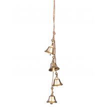 Suspension clochettes or 42 cm - Couleur Or