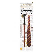 Kit d'accessoires Harry Potter pour Enfant - Couleur Jaune