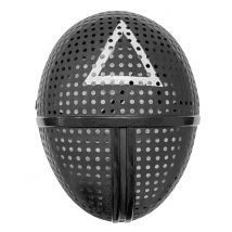 Masque en plastique gardien de jeu symbole triangle pour Adulte - Couleur Noir