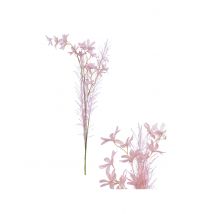 Fleurs de jasmin artificielles rose pastel 68 cm - Couleur Rose