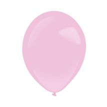 100 Mini ballons latex rose clair 13cm - Couleur Rose