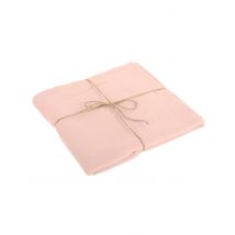 Nappe gaze de coton vieux rose 130 x 240 cm - Couleur Rose