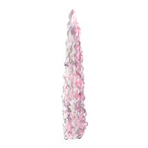 Traîne de ballon rose et blanche 86 cm - Couleur Rose