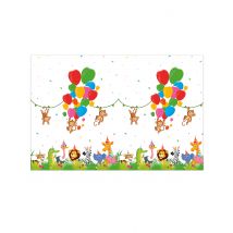 Nappe en plastique Jungle Balloons 120 x 180 cm - Couleur Multicolore