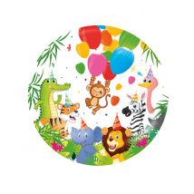 Ballon en aluminium Jungle Balloons 46 cm - Couleur Multicolore