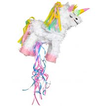 Piñata licorne volante 48 x 32 cm - Couleur Multicolore