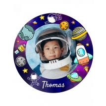 Disque en sucre personnalisable Astronaute 20 cm