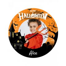 Disque en sucre personnalisable Halloween 20 cm