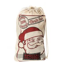 Hotte de Noël en jute 50 x 80 cm