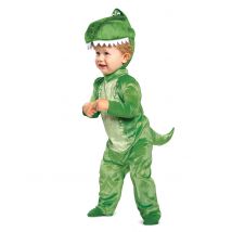 Déguisement Rex - Toy Story deluxe pour Enfant - Couleur Vert - Taille 2 ans (84-91 cm)