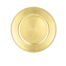 Assiette dorée 33 cm - Couleur Or