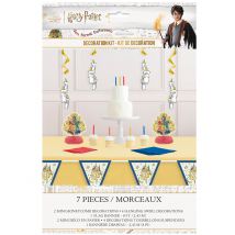 Kit décorations 7 pièces Harry Potter - Couleur Multicolore
