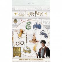 Kit photobooth 8 pièces Harry Potter - Couleur Multicolore
