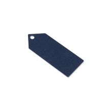 24 Etiquettes perforées bleu marine 5 x 2 cm - Couleur Bleu foncé