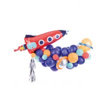Kit arche de ballons Space Party 76 pièces - Couleur Multicolore