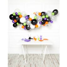 Arche de 70 ballons Halloween 4m - Couleur Multicolore
