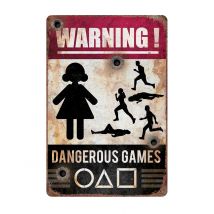 Affiche dangerous game 24 x 36 cm - Couleur Multicolore