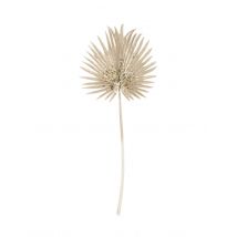 Branche feuille exotique à paillettes 87cm - Couleur Or