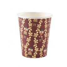 8 Gobelets Casse-Noisette festif 255 ml - Couleur Blanc