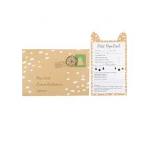 Lettre au Père Noël avec enveloppe Petit Faon 10 x 17.5cm - Couleur Marron