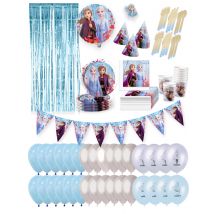 Maxi kit anniversaire La Reine des Neiges 2 - Couleur Rose
