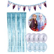 Pack décoration La Reine des Neiges 2 - Couleur Rose