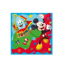 20 Serviettes en papier Mickey Mouse 33 x 33 cm - Couleur Multicolore