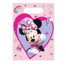 6 Sacs cadeaux Minnie - Couleur Multicolore