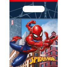6 Sacs à cadeaux Spiderman - Couleur Multicolore