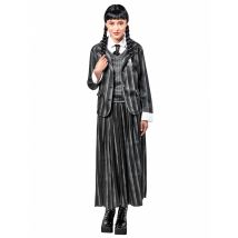 Déguisement uniforme scolaire Mercredi Addams pour Femme - Couleur Noir - Taille M