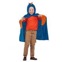 Cape dinosaure pour Enfant - Couleur Bleu foncé