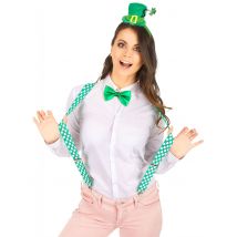 Kit accessoires Saint Patrick - Couleur Vert foncé