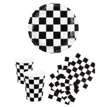 Kit anniversaire vaisselle jetable Racing