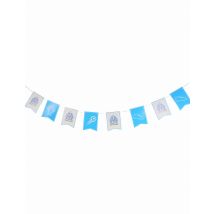 Guirlande drapeau OM - Couleur Blanc
