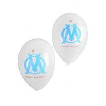 11 Ballons OM 23 cm - Couleur Blanc