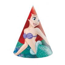 6 Chapeaux de fête Ariel