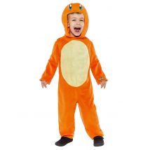 Déguisement Salamèche Pokémon pour Enfant - Couleur Orange - Taille 10 - 12 ans (146 cm)