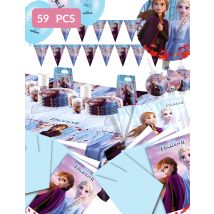 Maxi kit anniversaire Reine des Neiges 2 - Couleur Rose