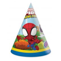 6 Chapeaux de fête Spidey et ses amis