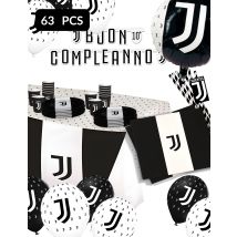 Maxi kit anniversaire Juventus - Couleur Noir