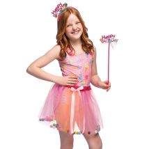 Set de fée Happy Birthday pour Fille - Couleur Rose