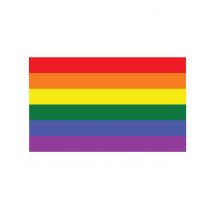 Drapeau arc en ciel 150 x 90 cm - Couleur Multicolore