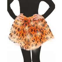 Tutu citrouille lumineux pour Adulte - Couleur Orange